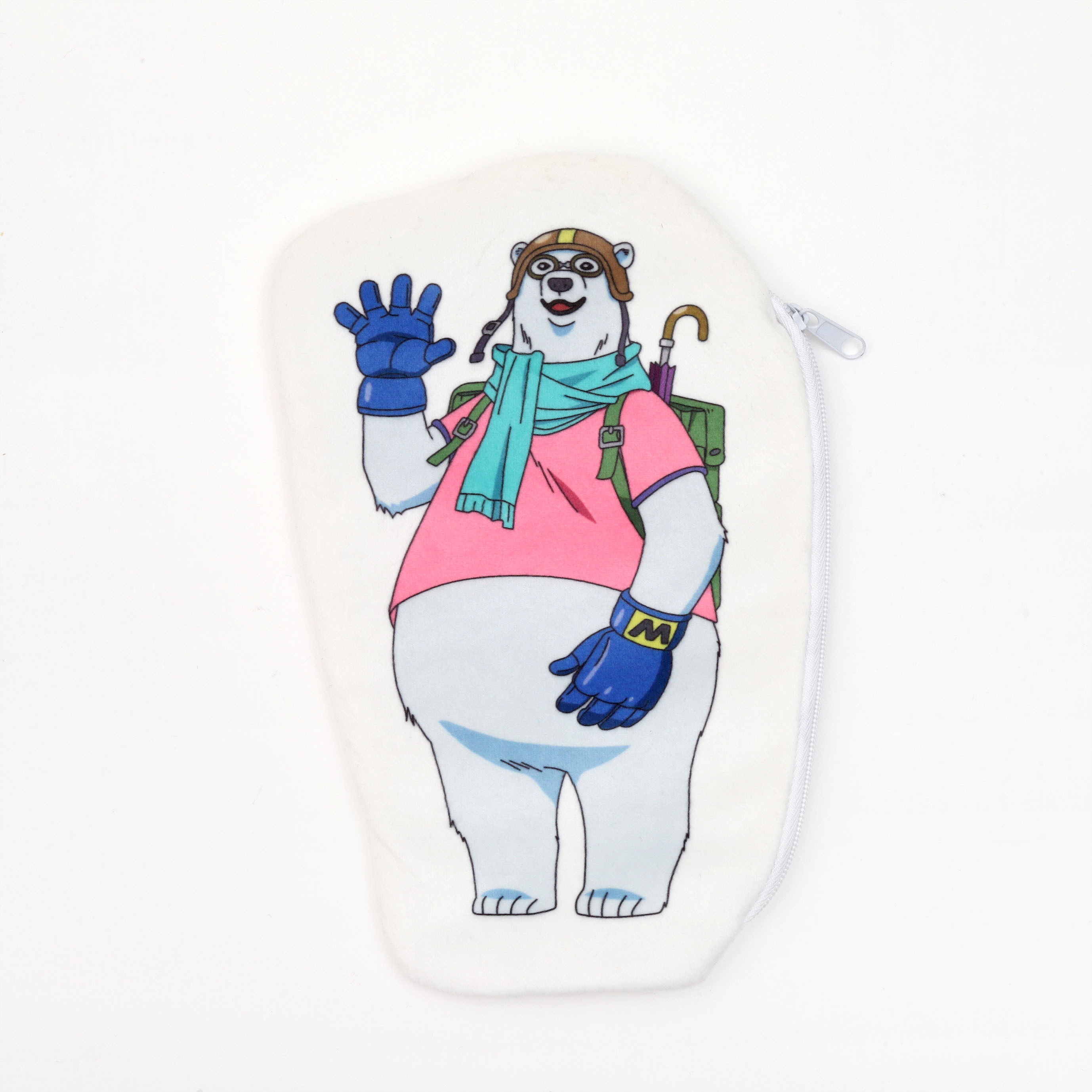 シロクマダイカットポーチ